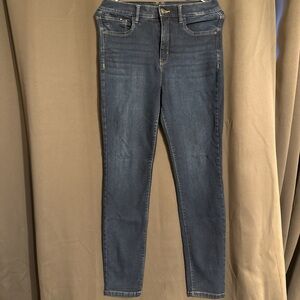 Curve Appeal Essential Skinny Women's Dark Blue Skinny Jeans - Stretch Denim